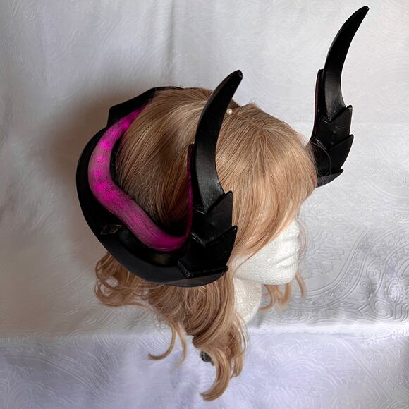 Imp Mercy Overwatch Light Up Horns Cosplay Costume Accessories Purple main image 10